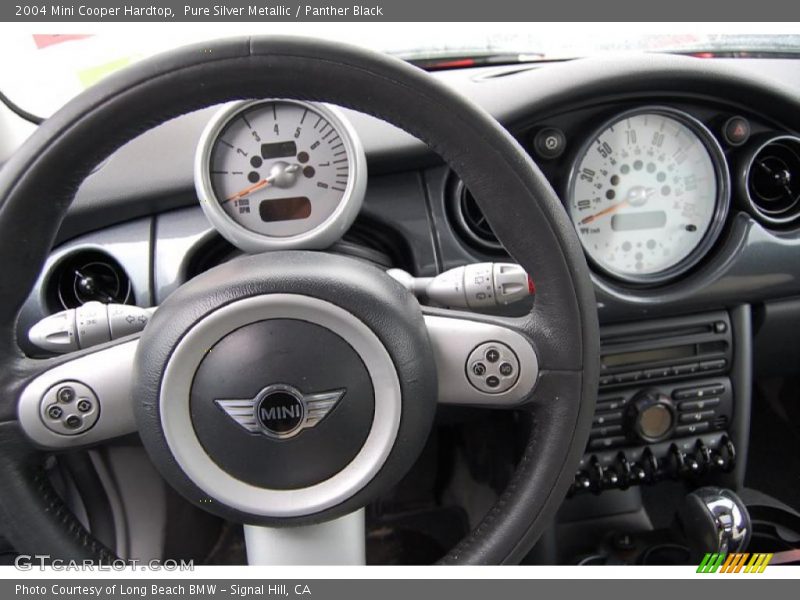 Pure Silver Metallic / Panther Black 2004 Mini Cooper Hardtop