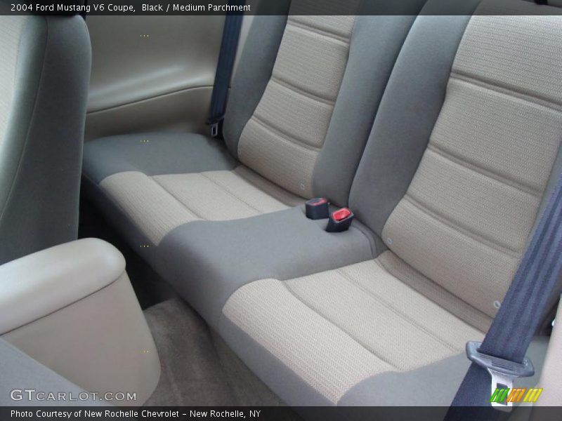 Black / Medium Parchment 2004 Ford Mustang V6 Coupe