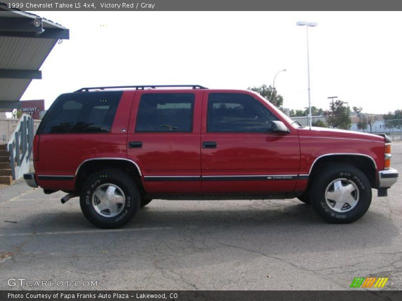 Victory Red / Gray 1999 Chevrolet Tahoe LS 4x4