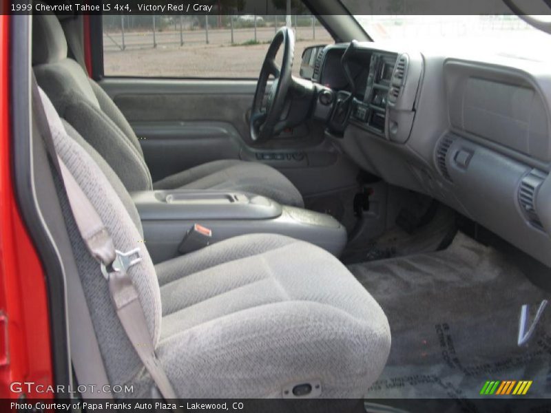 Victory Red / Gray 1999 Chevrolet Tahoe LS 4x4