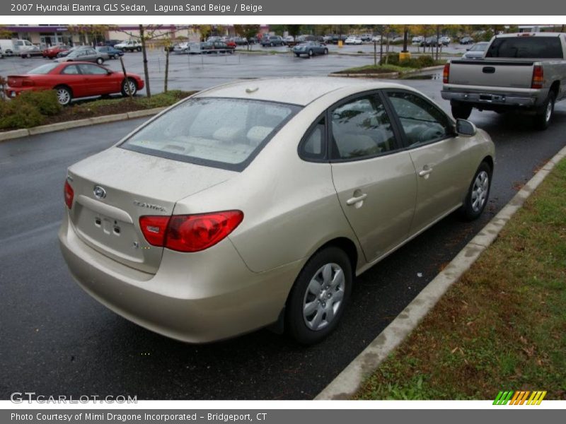 Laguna Sand Beige / Beige 2007 Hyundai Elantra GLS Sedan