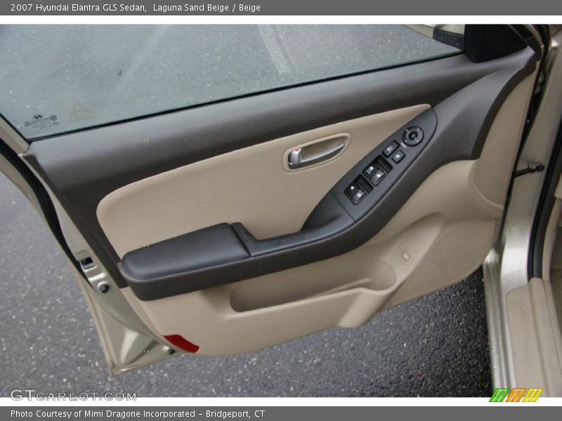 Laguna Sand Beige / Beige 2007 Hyundai Elantra GLS Sedan