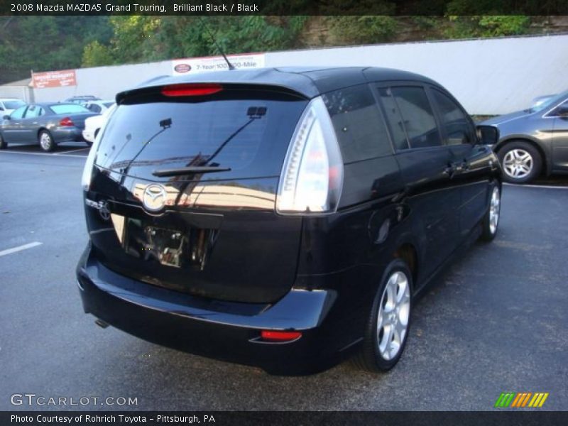 Brilliant Black / Black 2008 Mazda MAZDA5 Grand Touring