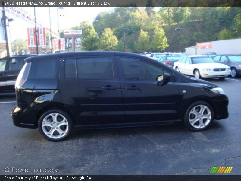 Brilliant Black / Black 2008 Mazda MAZDA5 Grand Touring