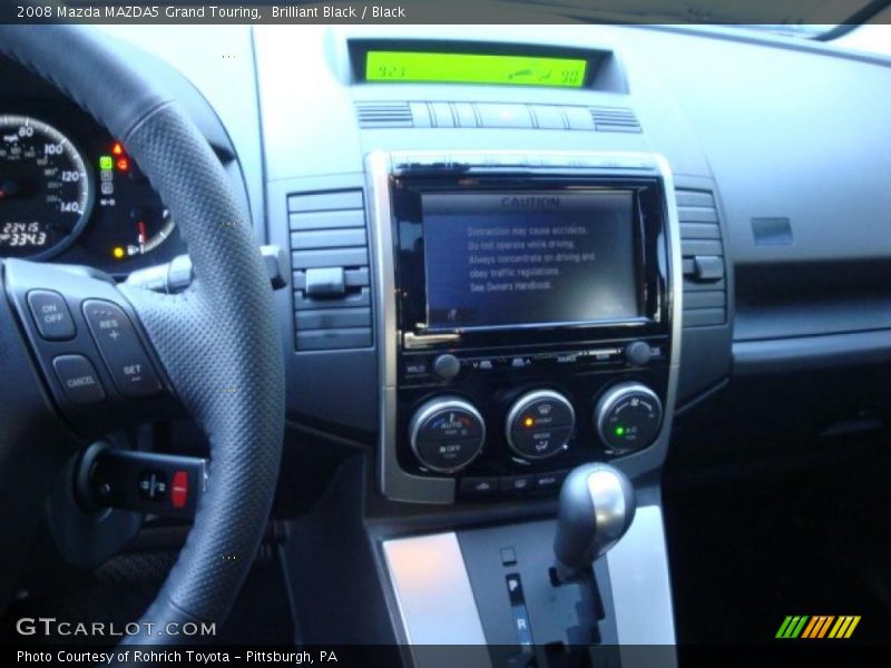 Brilliant Black / Black 2008 Mazda MAZDA5 Grand Touring