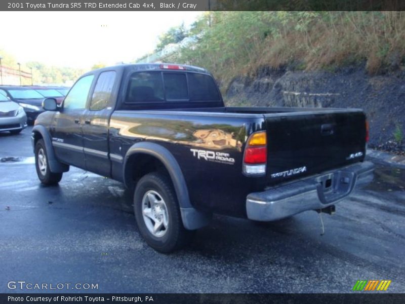 Black / Gray 2001 Toyota Tundra SR5 TRD Extended Cab 4x4