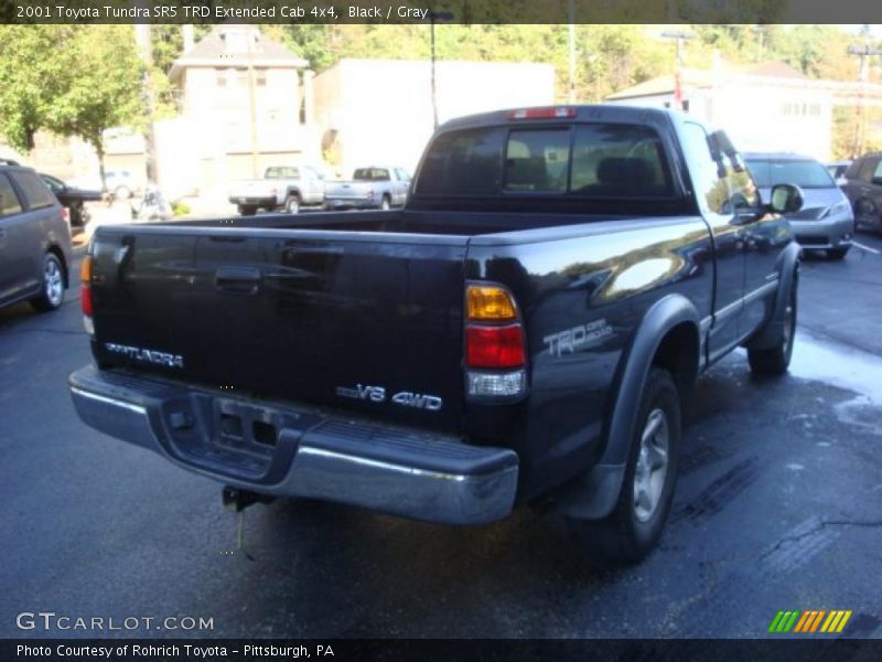 Black / Gray 2001 Toyota Tundra SR5 TRD Extended Cab 4x4