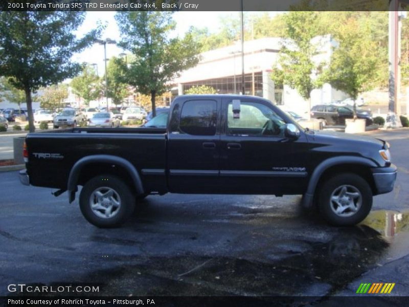 Black / Gray 2001 Toyota Tundra SR5 TRD Extended Cab 4x4