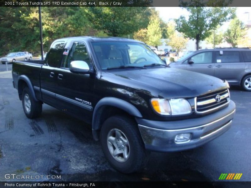 Black / Gray 2001 Toyota Tundra SR5 TRD Extended Cab 4x4