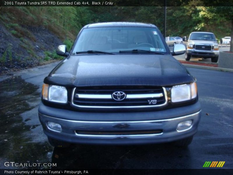 Black / Gray 2001 Toyota Tundra SR5 TRD Extended Cab 4x4