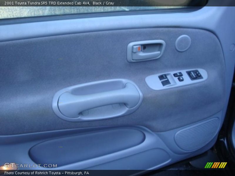 Black / Gray 2001 Toyota Tundra SR5 TRD Extended Cab 4x4