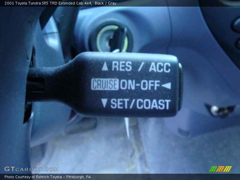 Black / Gray 2001 Toyota Tundra SR5 TRD Extended Cab 4x4