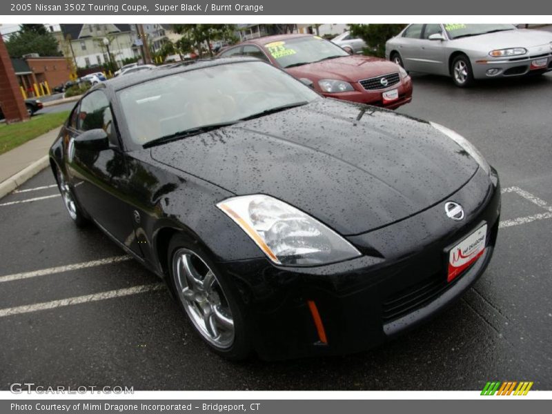 Super Black / Burnt Orange 2005 Nissan 350Z Touring Coupe