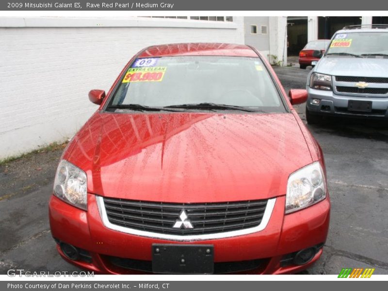 Rave Red Pearl / Medium Gray 2009 Mitsubishi Galant ES