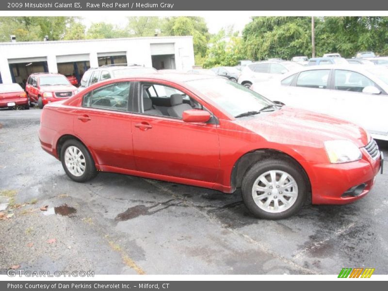 Rave Red Pearl / Medium Gray 2009 Mitsubishi Galant ES