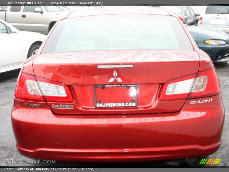 Rave Red Pearl / Medium Gray 2009 Mitsubishi Galant ES
