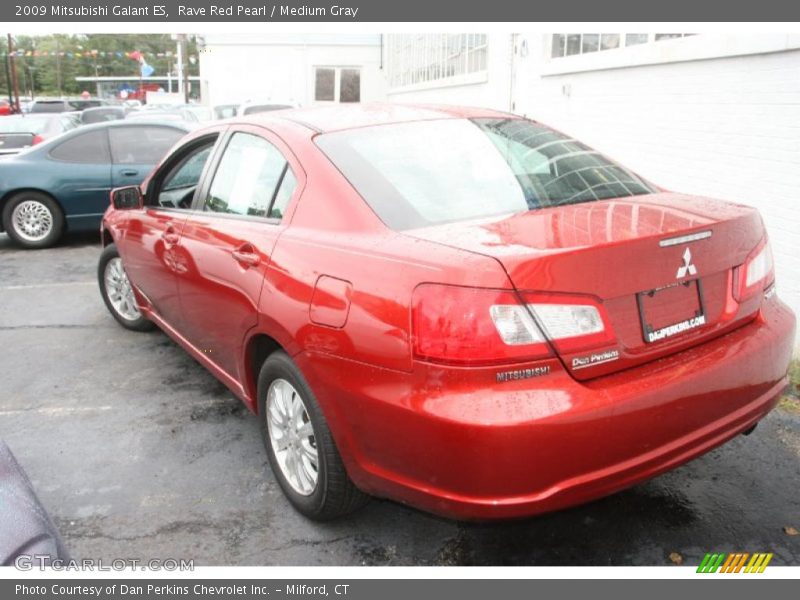 Rave Red Pearl / Medium Gray 2009 Mitsubishi Galant ES