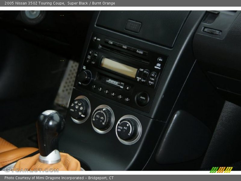 Super Black / Burnt Orange 2005 Nissan 350Z Touring Coupe