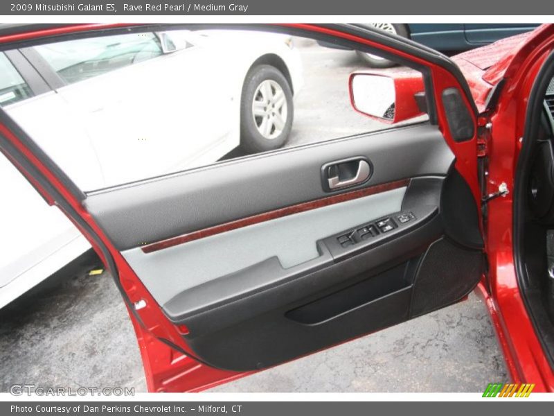 Rave Red Pearl / Medium Gray 2009 Mitsubishi Galant ES