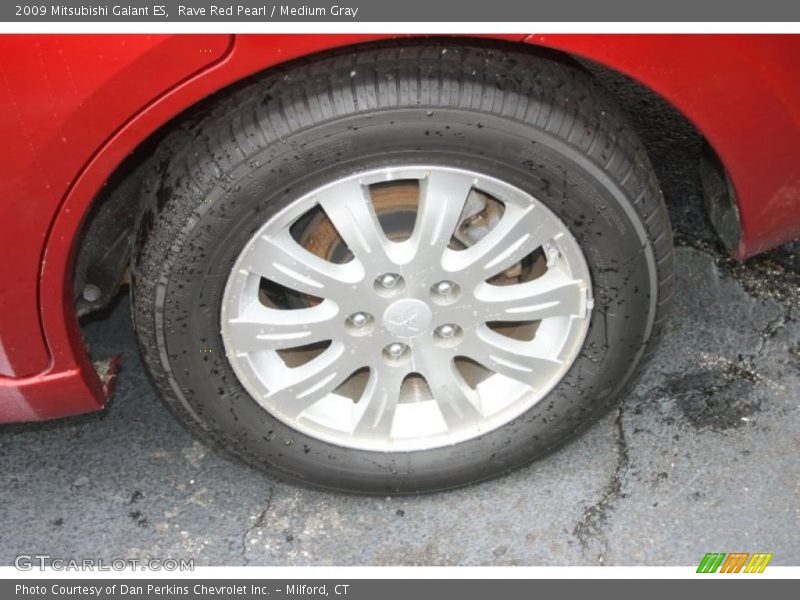Rave Red Pearl / Medium Gray 2009 Mitsubishi Galant ES