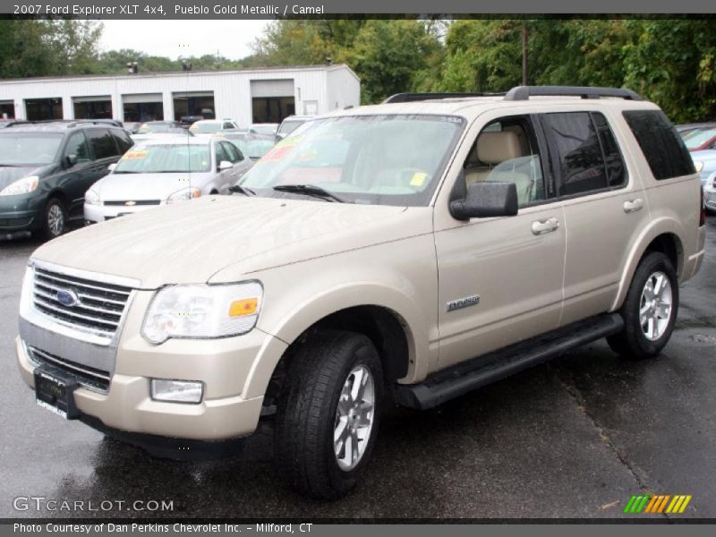 Pueblo Gold Metallic / Camel 2007 Ford Explorer XLT 4x4