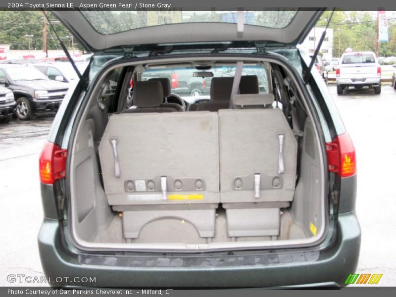 Aspen Green Pearl / Stone Gray 2004 Toyota Sienna LE