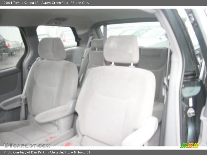 Aspen Green Pearl / Stone Gray 2004 Toyota Sienna LE