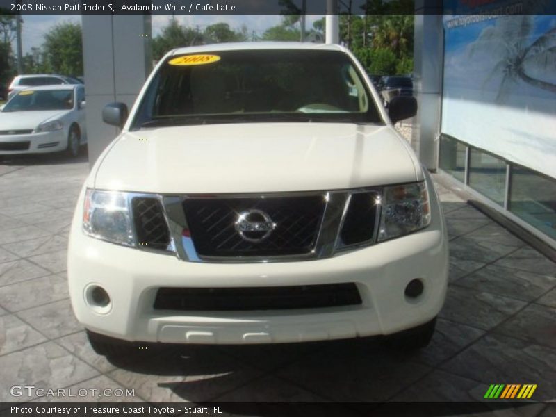 Avalanche White / Cafe Latte 2008 Nissan Pathfinder S