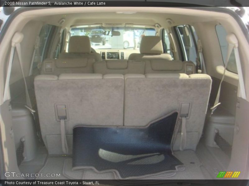 Avalanche White / Cafe Latte 2008 Nissan Pathfinder S