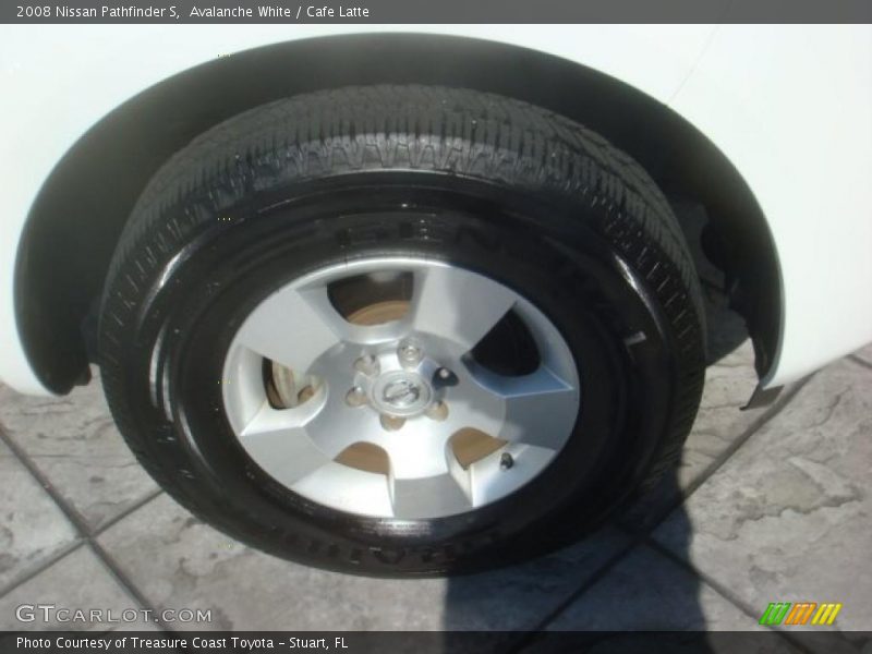 Avalanche White / Cafe Latte 2008 Nissan Pathfinder S