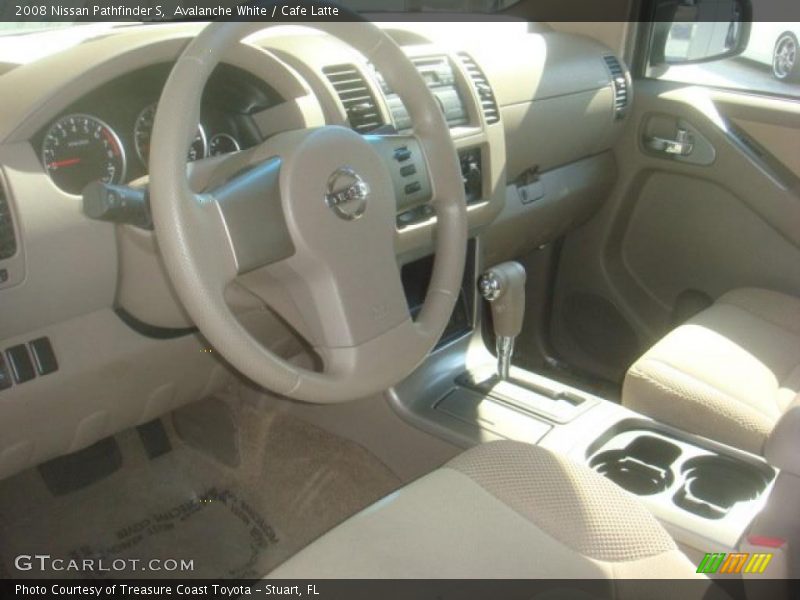Avalanche White / Cafe Latte 2008 Nissan Pathfinder S