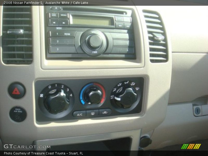 Avalanche White / Cafe Latte 2008 Nissan Pathfinder S