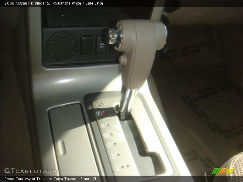 Avalanche White / Cafe Latte 2008 Nissan Pathfinder S