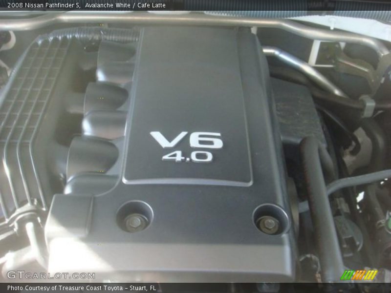 Avalanche White / Cafe Latte 2008 Nissan Pathfinder S