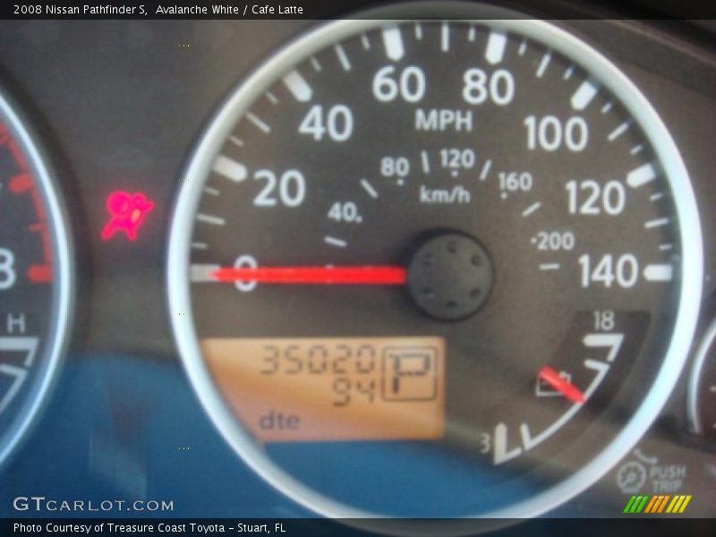 Avalanche White / Cafe Latte 2008 Nissan Pathfinder S