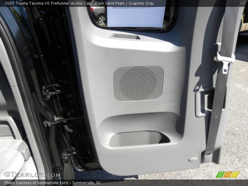 Black Sand Pearl / Graphite Gray 2007 Toyota Tacoma V6 PreRunner Access Cab