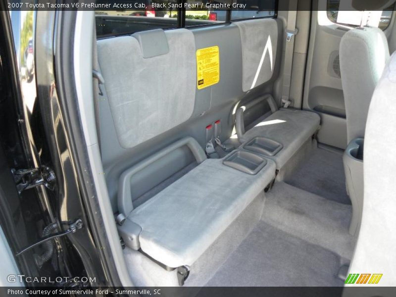 Black Sand Pearl / Graphite Gray 2007 Toyota Tacoma V6 PreRunner Access Cab