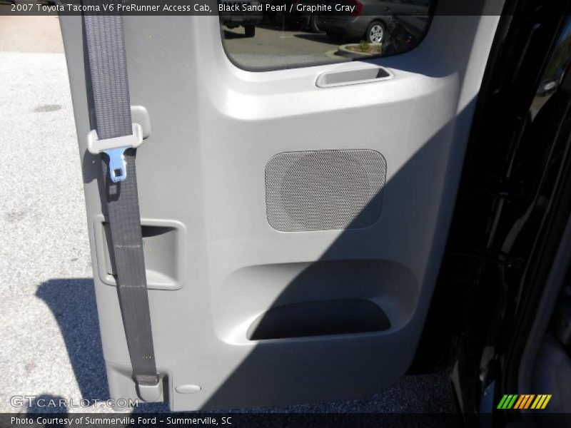 Black Sand Pearl / Graphite Gray 2007 Toyota Tacoma V6 PreRunner Access Cab
