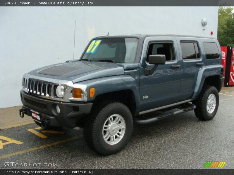 Slate Blue Metallic / Ebony Black 2007 Hummer H3