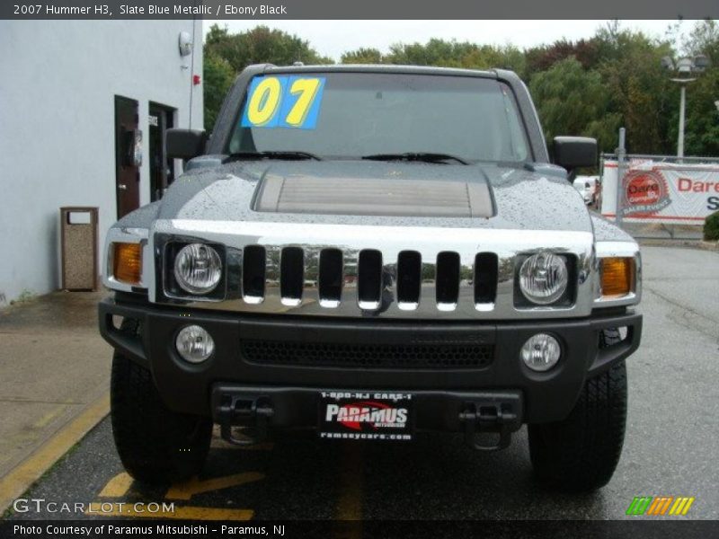 Slate Blue Metallic / Ebony Black 2007 Hummer H3