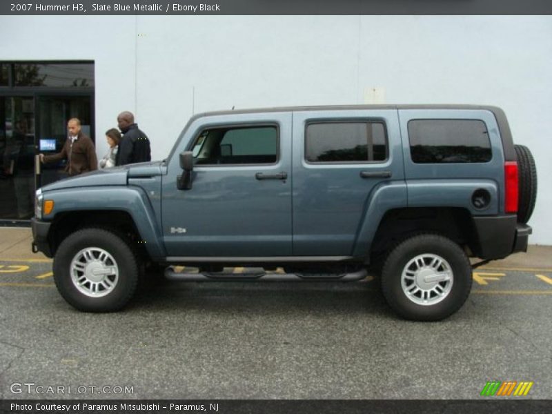 Slate Blue Metallic / Ebony Black 2007 Hummer H3