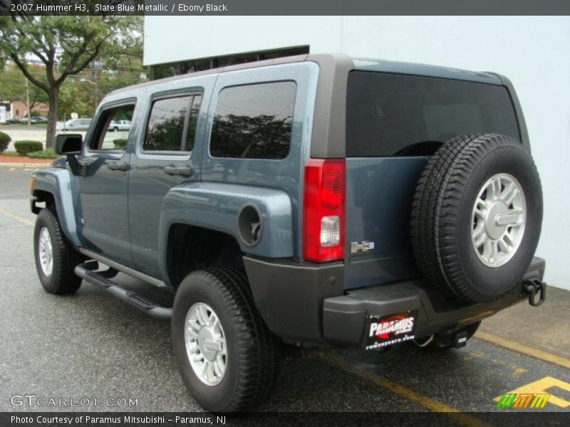 Slate Blue Metallic / Ebony Black 2007 Hummer H3