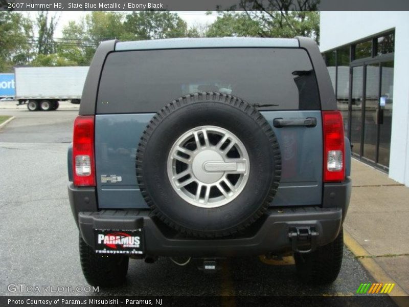 Slate Blue Metallic / Ebony Black 2007 Hummer H3