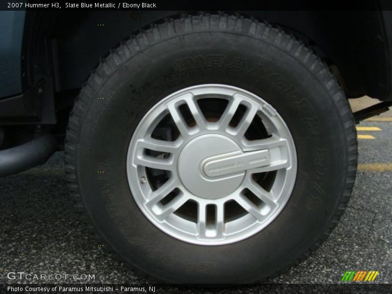 Slate Blue Metallic / Ebony Black 2007 Hummer H3