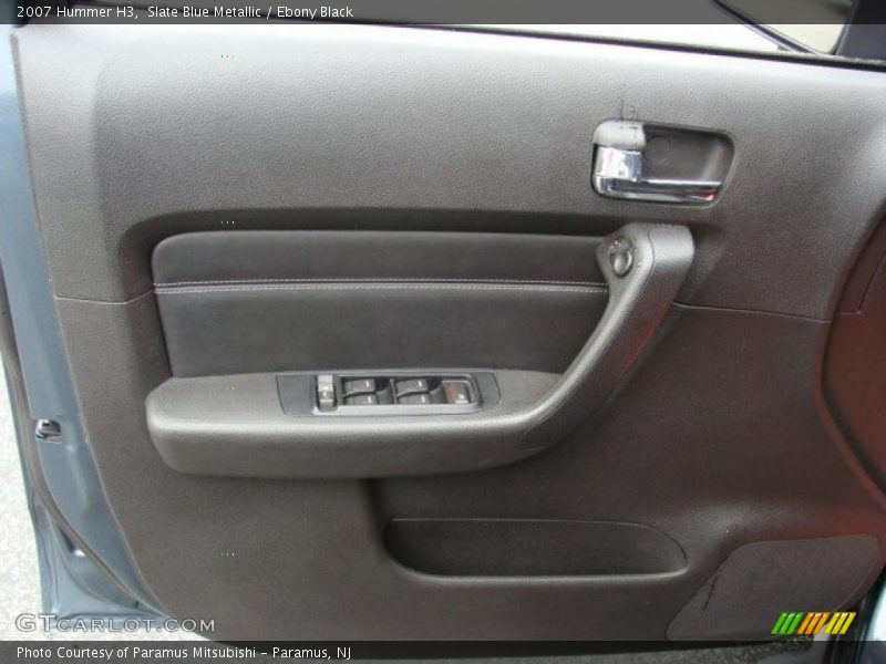 Slate Blue Metallic / Ebony Black 2007 Hummer H3