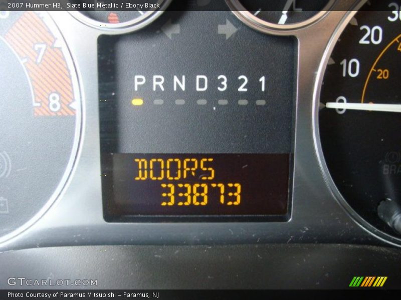 Slate Blue Metallic / Ebony Black 2007 Hummer H3