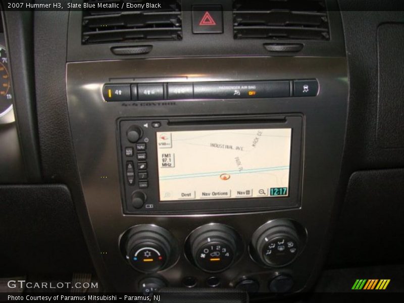Slate Blue Metallic / Ebony Black 2007 Hummer H3