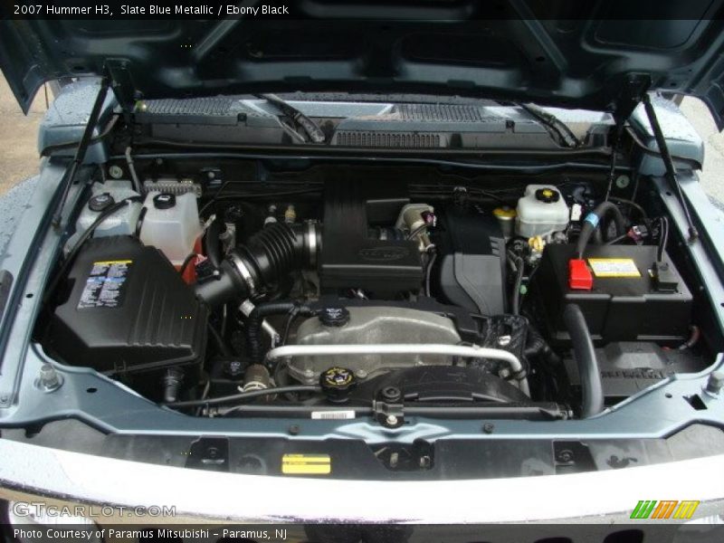 Slate Blue Metallic / Ebony Black 2007 Hummer H3