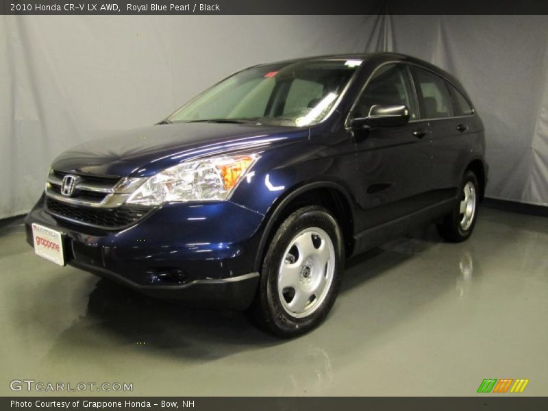 Royal Blue Pearl / Black 2010 Honda CR-V LX AWD