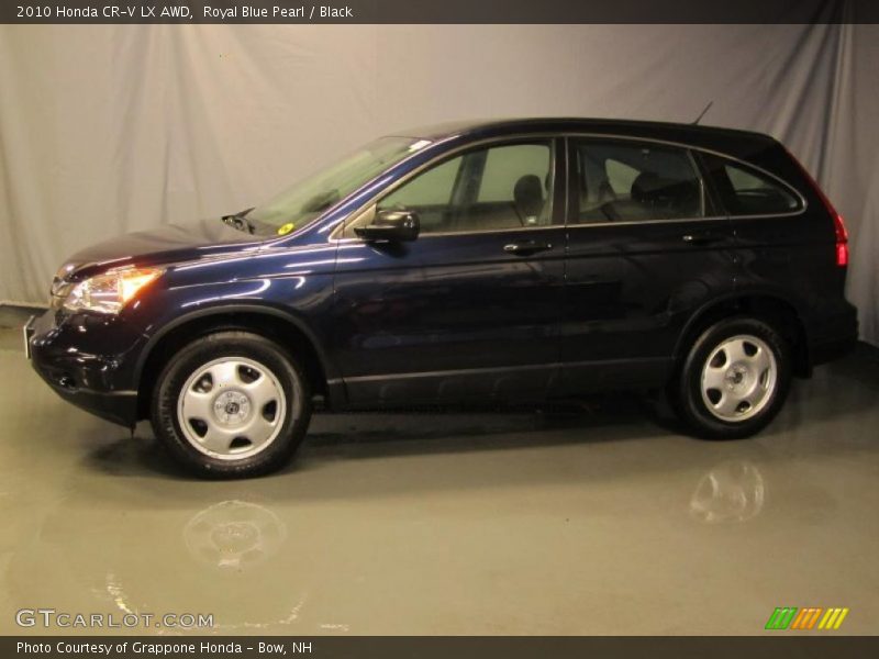 Royal Blue Pearl / Black 2010 Honda CR-V LX AWD
